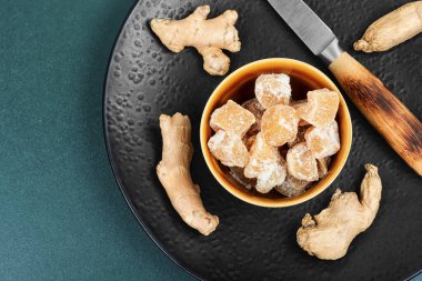 Şekerli zencefil, kasede zencefilli tatlı..