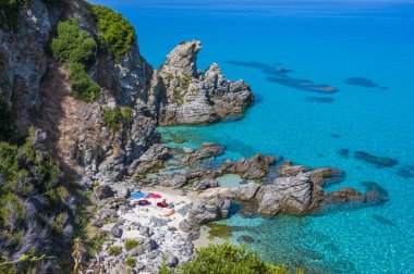 Marinella Di Zambrone - İtalya 'da Tropea yakınlarında Calabria' da cennet gibi beyaz plajlar