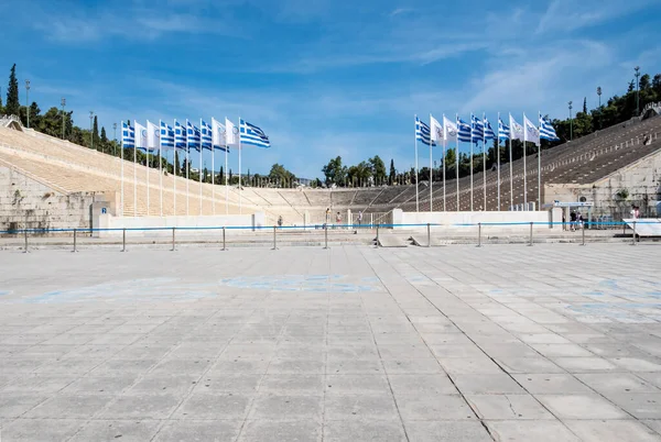 Ateny Grecja Maja 2023 Poza Widokiem Stadion Panathenaic Atenach Grecja — Zdjęcie stockowe