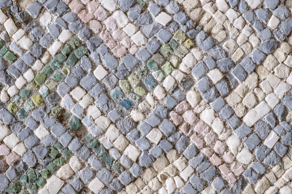 Closeup Stone Mosaic Road Surface Found Ancient Agora Museum Athens — Stock Photo, Image