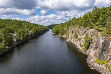 French River Gorge, French River Provincial Park, on a Beautiful Summer Day