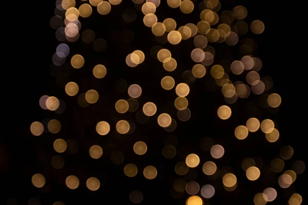 Деталь Вогнів Різдвяного Дерева Палаці Шнбрунн Вночі Ефект Боке — стокове фото