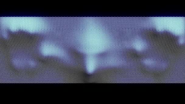 Mesh Анимация Шоу Сетка Текстуры Голова Руки Человека — стоковое видео