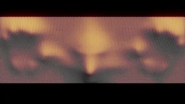 Mesh Анімація Шоу Текстура Сітки Людська Голова Руки — стокове відео