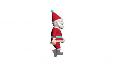 Noel çizgi filmi animasyonu. Animasyon Santa Xmas. Mutlu Noel yürüyüşleri. Mutlu Noel animasyonları. Noel Baba Yürüyüşü. Noel Baba Noel 3 boyutlu animasyon. Noel Baba yürüyor. 