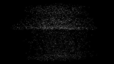 VJ döngüsü. Gece kulübü videosu. Dizi için 3D noktalar animasyonu. Nokta Adam 3 boyutlu animasyon. Tepe dokusu.