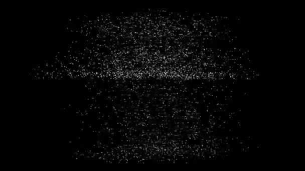 Lus Video Voor Nachtclub Dots Animatie Voor Show Dots Man — Stockvideo