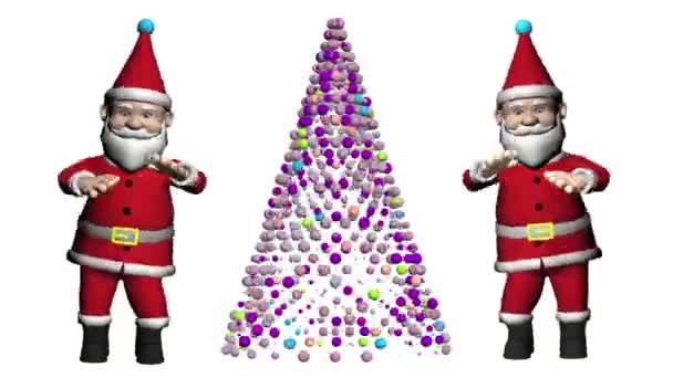 클로스 크리스마스 애니메이션 크리스마스 크리스마스 클로스 — 비디오