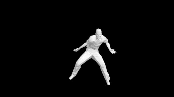 Хеллоуїн Трилер Танець Анімація — стокове відео