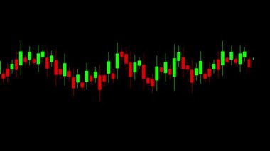 3 boyutlu animasyon şamdan şeması borsa ticaretini görselleştiriyor. Piyasa eğilimlerini, fiyat hareketlerini ve finansal verileri gösteren dinamik mumlar. Dijital finans içeriğinde önx, kripto ve hisse senedi analizleri için ideal.