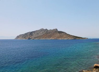 The island of Moni, near the coast of Aegina. A refuge of wild animals