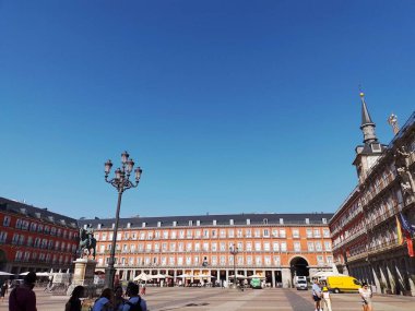 5 Ağustos 2022. Madrid, İspanya. Merkez Meydanı Görünümü