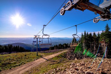 Washington 'daki Spokane Dağı manzaralı güzel bir yer. 