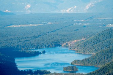 Washington 'daki Spokane Dağı manzaralı güzel bir yer. 