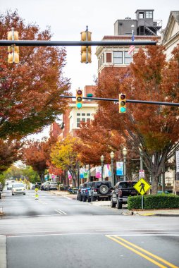 Rock Hill Güney Carolina Sonbahar sezonu şehir merkezi