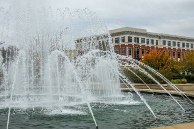 Rock Hill Güney Carolina şehir merkezindeki sokak manzaraları