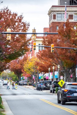 Rock Hill Güney Carolina Sonbahar sezonu şehir merkezi