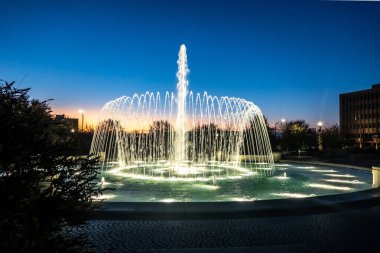 Rock Hill Güney Carolina şehir merkezindeki sokak manzaraları