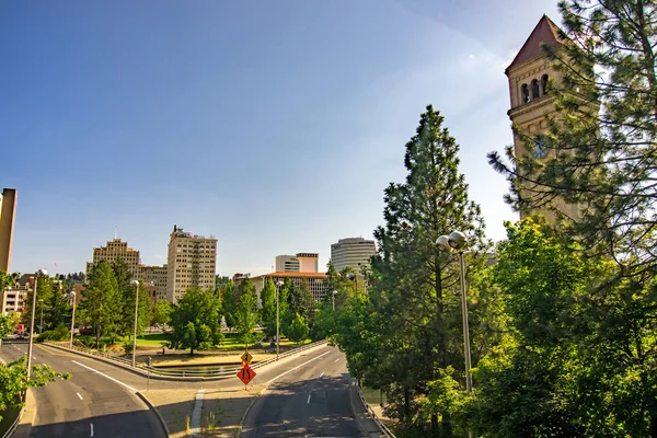 Spokane Washington Innenstadt Sommer — Stockfoto