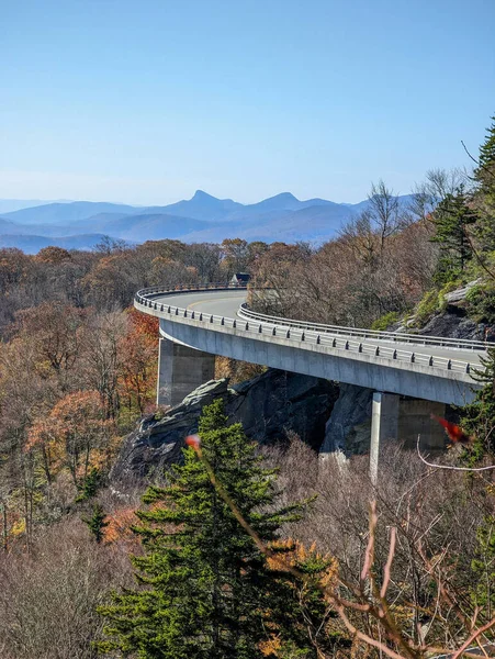 Blue Ridge Mountains Herfst Noord Carolina — Stockfoto
