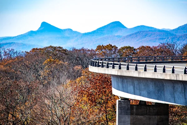 Linn Cove Viaduct Neargrandfather Mountain Carolina Norte — Fotografia de Stock