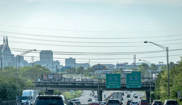 Downtown Nashville Σκηνές Ορίζοντα Του Αστικού Τοπίου — Φωτογραφία Αρχείου