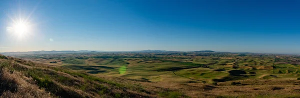 Natuurscènes Rond Steptoe Butte Park Landbouwgronden — Stockfoto