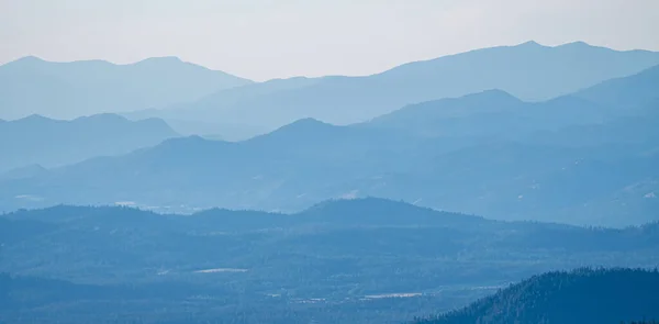 Belle Vue Panoramique Sur Nature Spokane Mountain Dans État Washington — Photo