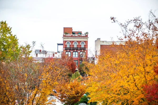 Rock Hill South Carolina Innenstadt Herbstsaison — Stockfoto