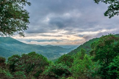 Maggie Valley Kuzey Carolina 'daki güzel doğa manzarası.