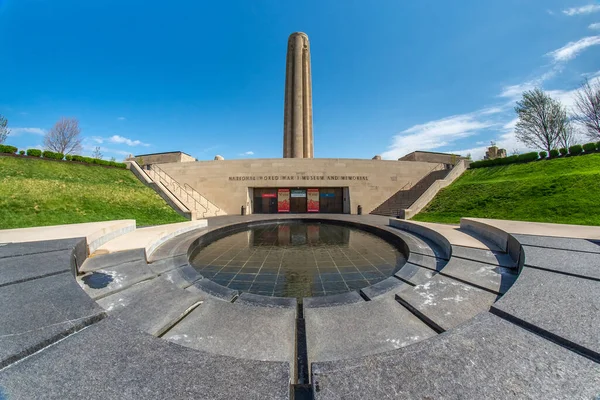 Kansas City Mémorial Liberté Première Guerre Mondiale Musée Construit 1926 — Photo