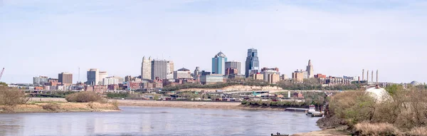 Kansas City Skyline Panorama — Stockfoto