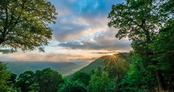 Maggie Valley Kuzey Carolina Daki Güzel Doğa Manzarası — Stok fotoğraf