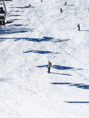 Kuzey Carolina Kayın Dağı manzaraları ve kış manzaraları