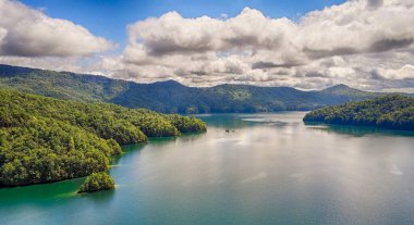 Güney Carolina Lake Jocassee Gorges şehir dışında Dağları'nın hava 