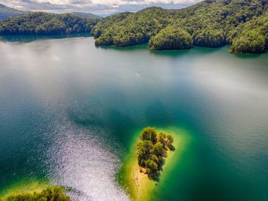 Güney Carolina Lake Jocassee Gorges şehir dışında Dağları'nın hava 