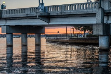 New Bern Kuzey Carolina Şehri Nehir Sahneleri