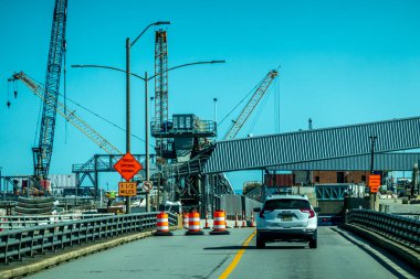 Chesapeak Körfezi Virginia plajı çevresindeki görüntüler.