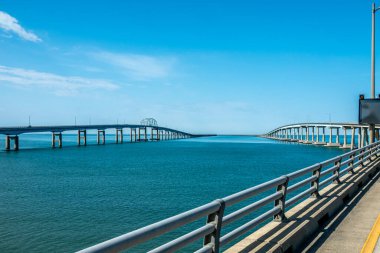 Chesapeak Körfezi Virginia plajı çevresindeki görüntüler.