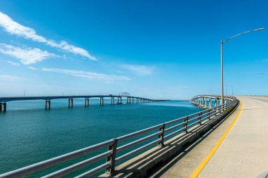 Chesapeak Körfezi Virginia plajı çevresindeki görüntüler.