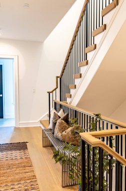 modern merdiven detayları projeyi tamamladı