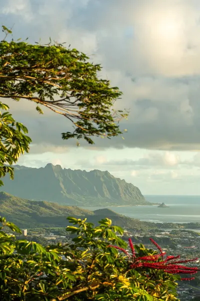 stock image Koolau Mountain Range, Oahu, Hawaii