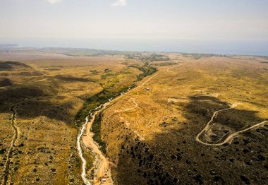 güzel vadi manzarası Issyk kul gölü bölgesi ve Orta Asya 'da bishkek