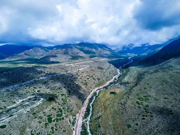 stock image beautiful gorge views around issyk kul lake region and bishkek in central asia