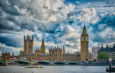 Büyük Ben ve parlamento evleri, Londra, İngiltere 