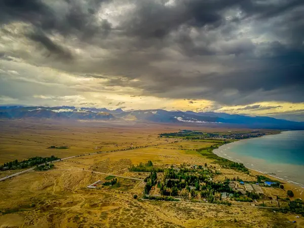 stock image beautiful nature around issyk kul lake region in kyrgyzstan