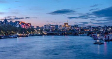 Londra İngiltere'de tarihi mimarlık görüntüsünü