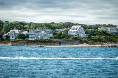 Forest Hole Massachusetts 'ten Martha Vinyard' a giden feribotta görüntüler.