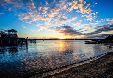 Cape Cod Martha'nın üzüm bağı, Massachusetts adanın bakan görünümü