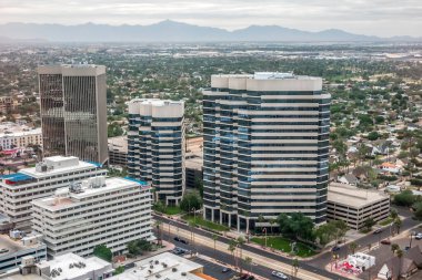 Şehir merkezindeki phoenix arizona şehir manzarası